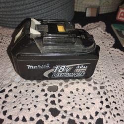 Makita 18 Volt Lithium-ion Rechargeable Battery 3.0ah
