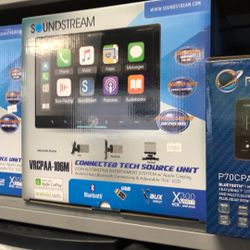Soundstream 10.6 Inch Apple CarPlay And Android Auto Stereo 