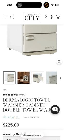 Commercial dermalogic spa towel warmer