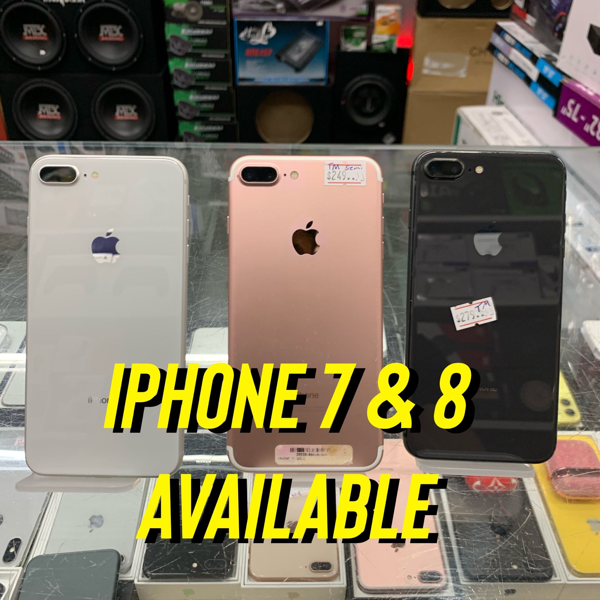 IPHONE 7 & 8 PLUS AVAILABLE NOW