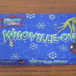 Like New!! 2000 Whoville-Opoly Monopoly Game 