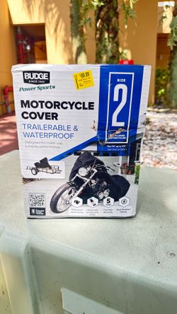 Budge XL Motorcycle Cover Fits Full Dress Bikes up to 1100cc