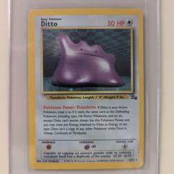 Pokemon TCG Ditto 3/62 Fossil NM Holo Rare