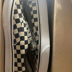 Size 6.5 Checkered Vans