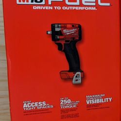 MilwaukeeM18 FUEL GEN-3 18V Lithium-Ion Brushless Cordless 3/8 in. Compact Impact Wrench with Friction Ring (Tool-Only)