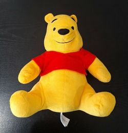 DISNEY WINNIE THE POOH PLUSH - 10" - RED SHIRT
