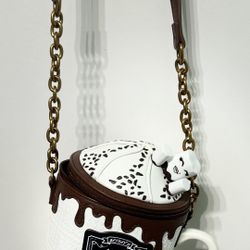  Betsey Johnson Kitsch Comin In Hot Cocoa Crossbody Bag. 