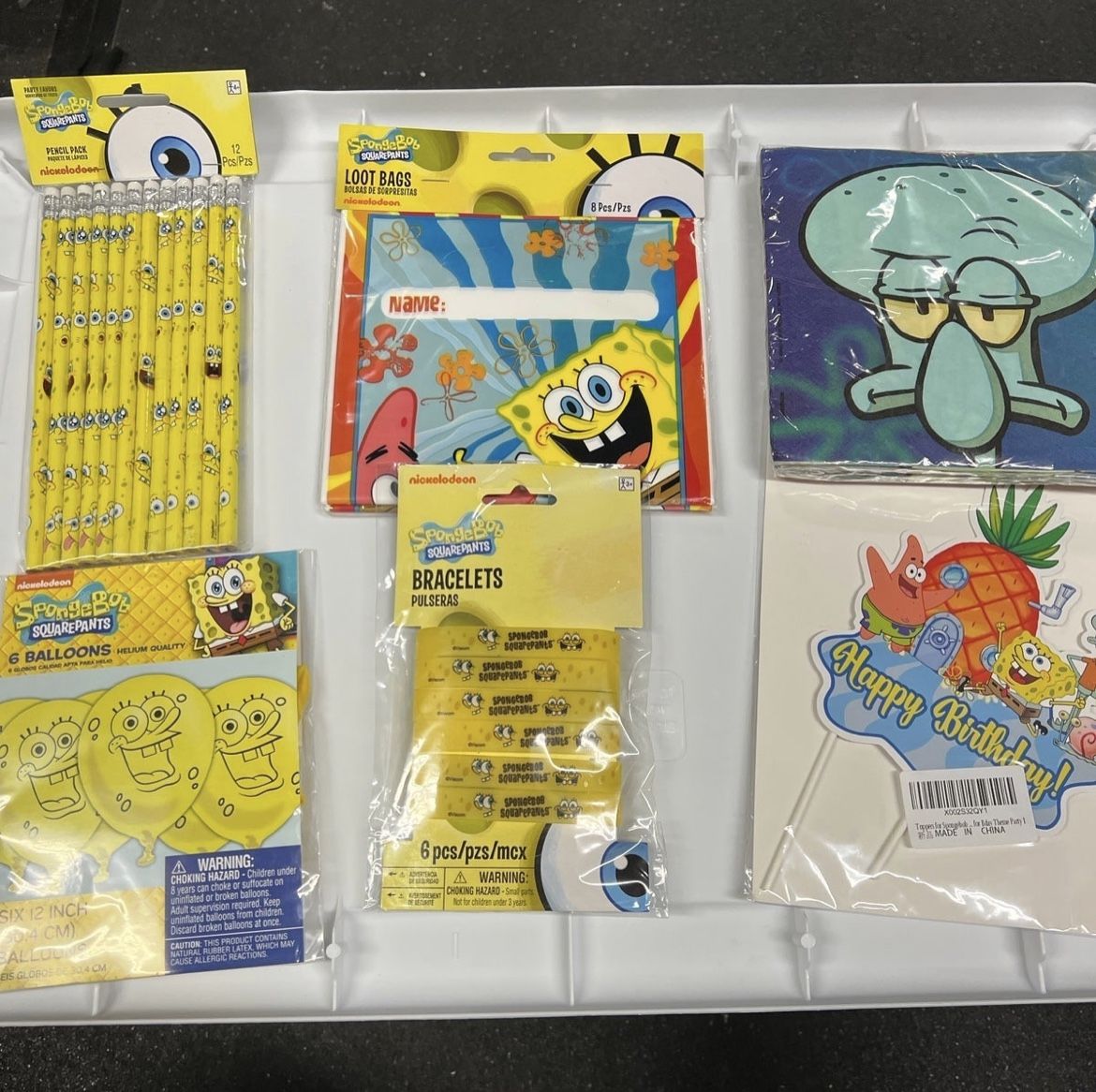 SpongeBob Birthday Party Supplies