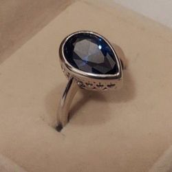 STERLING SILVER 925 SAPPHIRE TURKISH GEMSTONE RINGS 💍 
