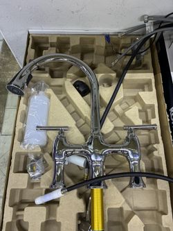 Kohler Oresund Pull-Down Bridge Kitchen Faucet