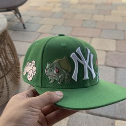 Bulbasaur Green Fitted Hat Size 7 1/2