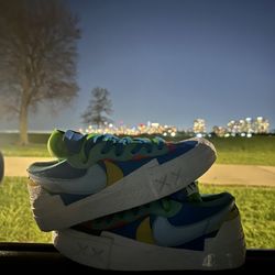 Nike Blazer Low Sacai KAWS Neptune Blue 