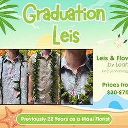 Fresh Graduation Leis