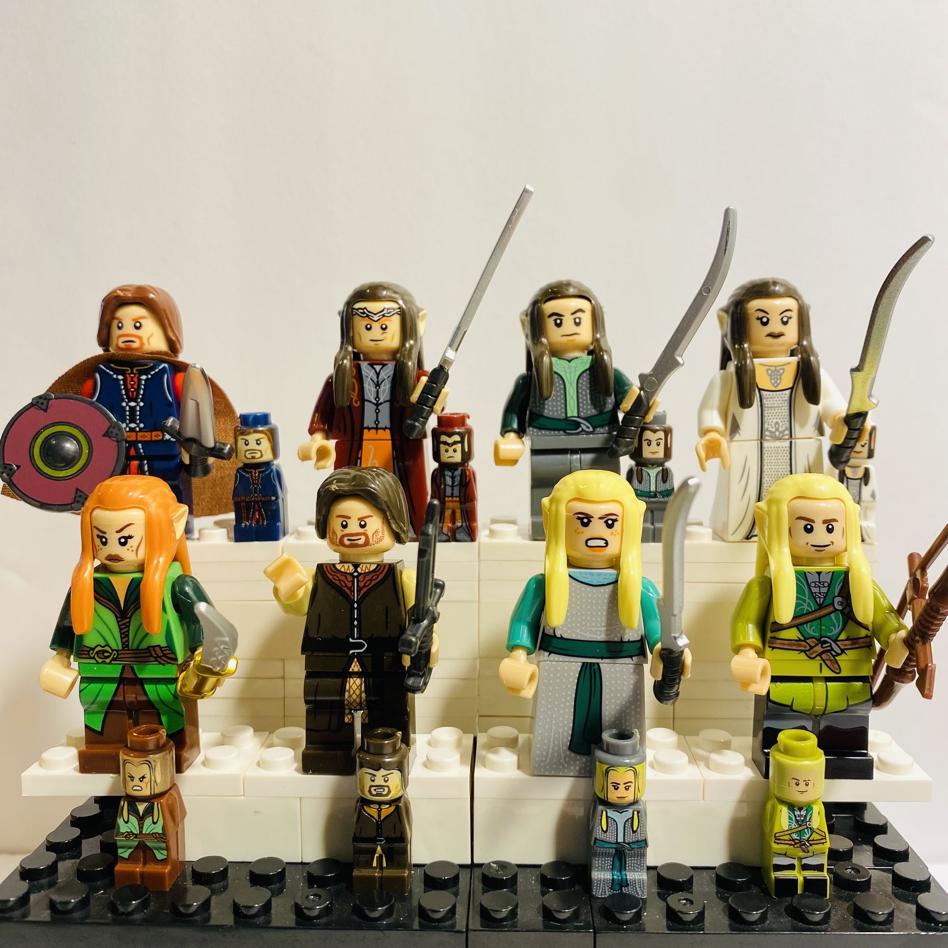 Lord of the Rings Hot Elves Minifigures Set | New Custom LEGO Compatible Toys