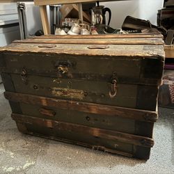 Large Antique Chest-Trunk