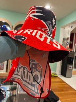 New Patriots red sun hat