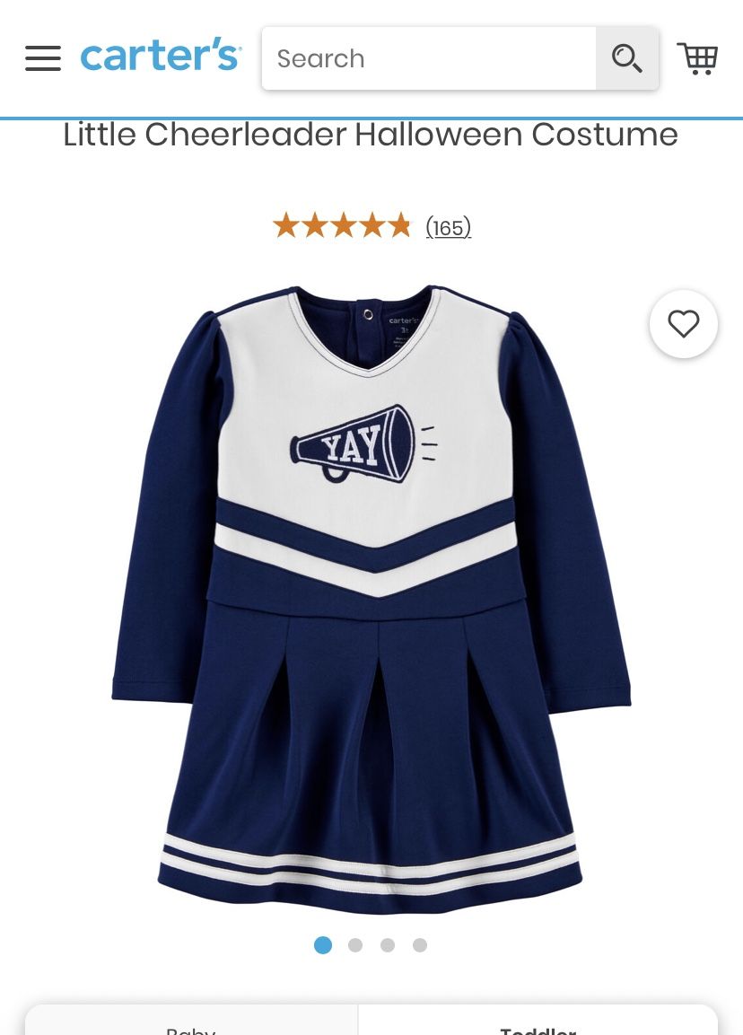 Carter’s Cheerleader Costume