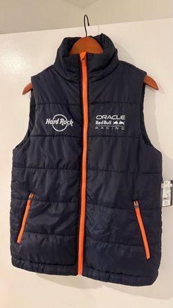 New Oracle Red Bull Racing Puffer Vest - Size S (F1 Hard Rock Edition)