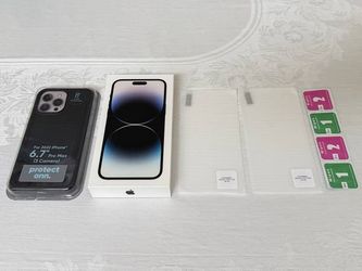 Apple iPhone 14 Pro Max Box, Onn Protection Case,Two Screen Protectors