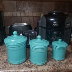 Set of 3 Canisters by "Cooks"