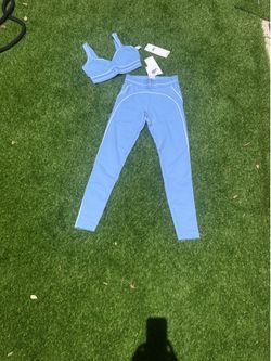 Baby Blue Women Alo Set ,Size L
