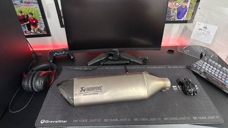 S1000RR titanium/carbon fiber tip exhaust pipe