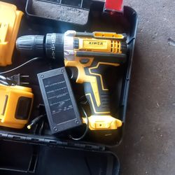 Drill 2 Batteries And Charger 
