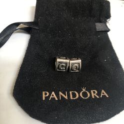 Authentic Pandora charms letter ‘C’ and ‘O’