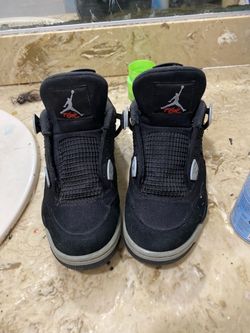 Jordan 4 black canvas