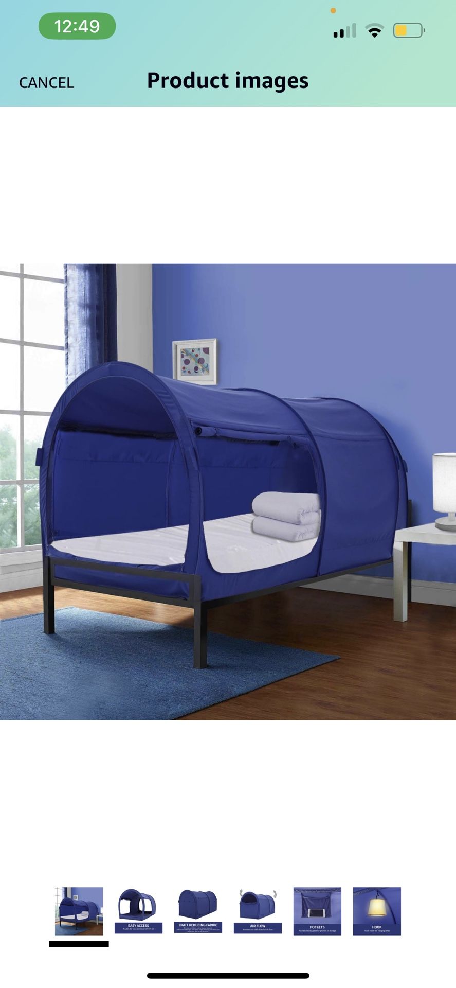 Alvantor tent bed twin
