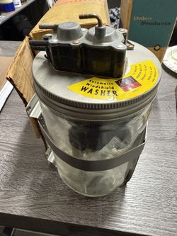 1958 GM Delco Windshield Washer Jar Assembly NOS w/ Original Box