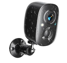 Security Cameras Wireless Outdoor 2K WiFi Wireless Camera Battery Powered for Home Security Indoor,AI Motion Detection,Color Night Vision,Spotlight,Si