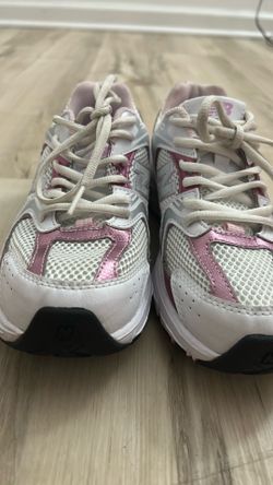 Pink and white new balance