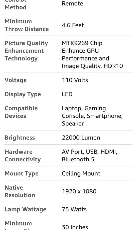 Auto Focus/4K Support] Projector with WiFi 6 and Bluetooth 5.2, 850ANSI Native 1080P Outdoor Movie Projector, Vertical Keystone Smart Projector 50% Zo