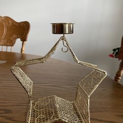 Ornament And Candle Holder Together 