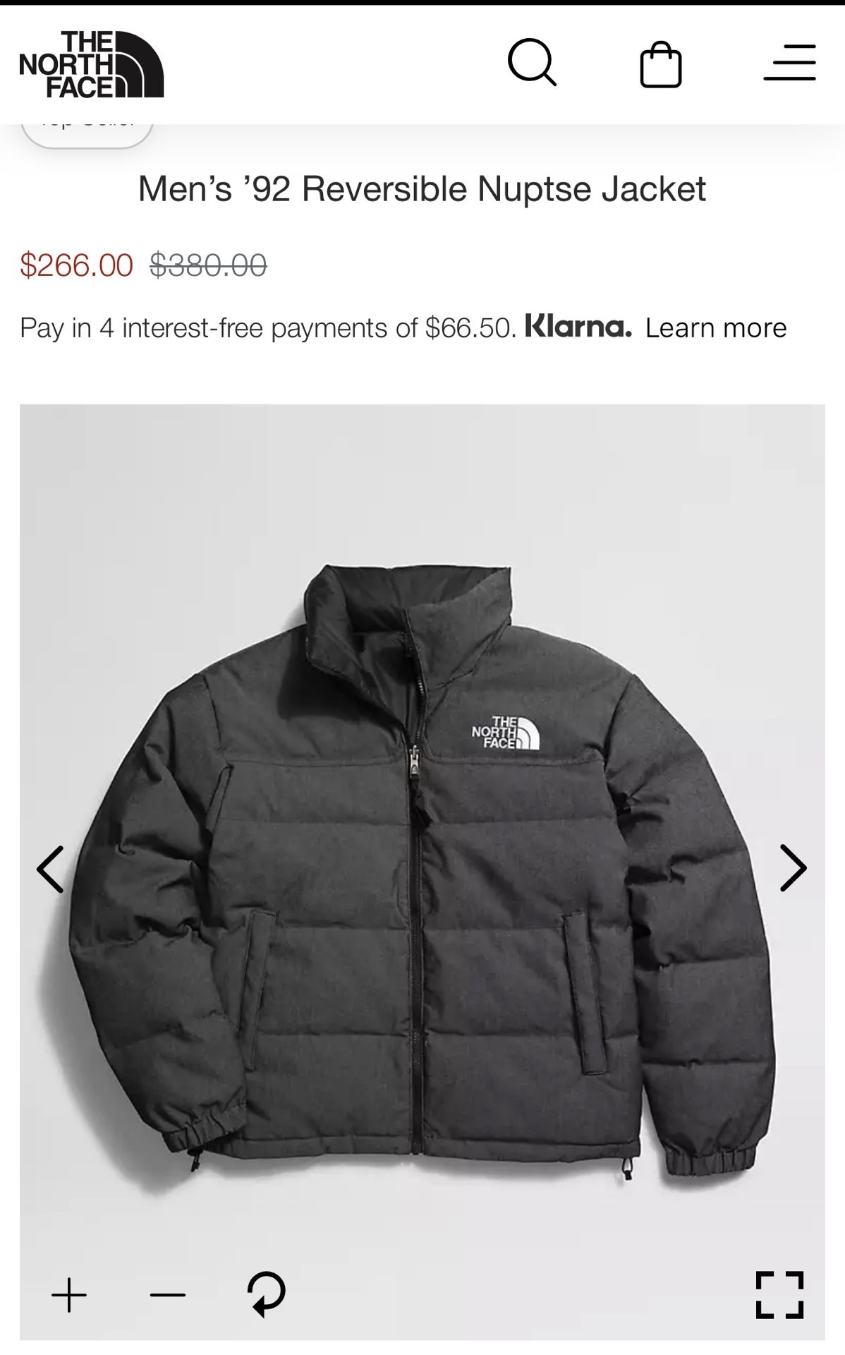 New TNF jacket