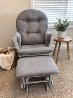 Nursery Glider and foot rest