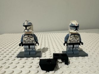 Lego commander Wolffe and Wolfpack trooper (read desc)