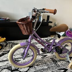BRAND NEW!! Girls 14” Bike with Basket