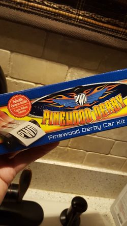Pinewood derby car kit. New