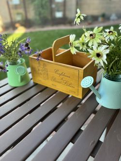 Wine Crate Panel Planter