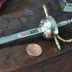 Vintage Rare Toledo Brand Mini Sword