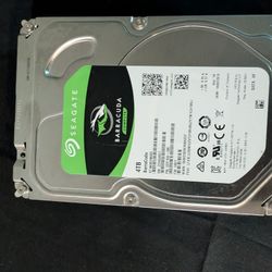 4tb Barracuda, Awesome Storage For Gaming, Etc. 