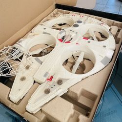 Star Wars Air Hogs Remote Controller Xl Millennium Falcon Flying