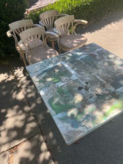 Free vintage table/chairs (project)
