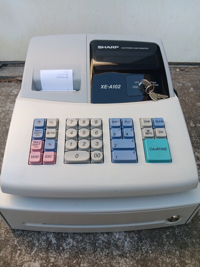 SHARP XE-A102 Electronic Cash Register