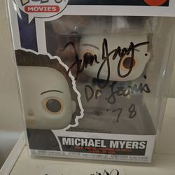 Signed Funko Pop By Real Og  Dr Loomis 