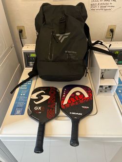 Pickle ball set with water proof bag