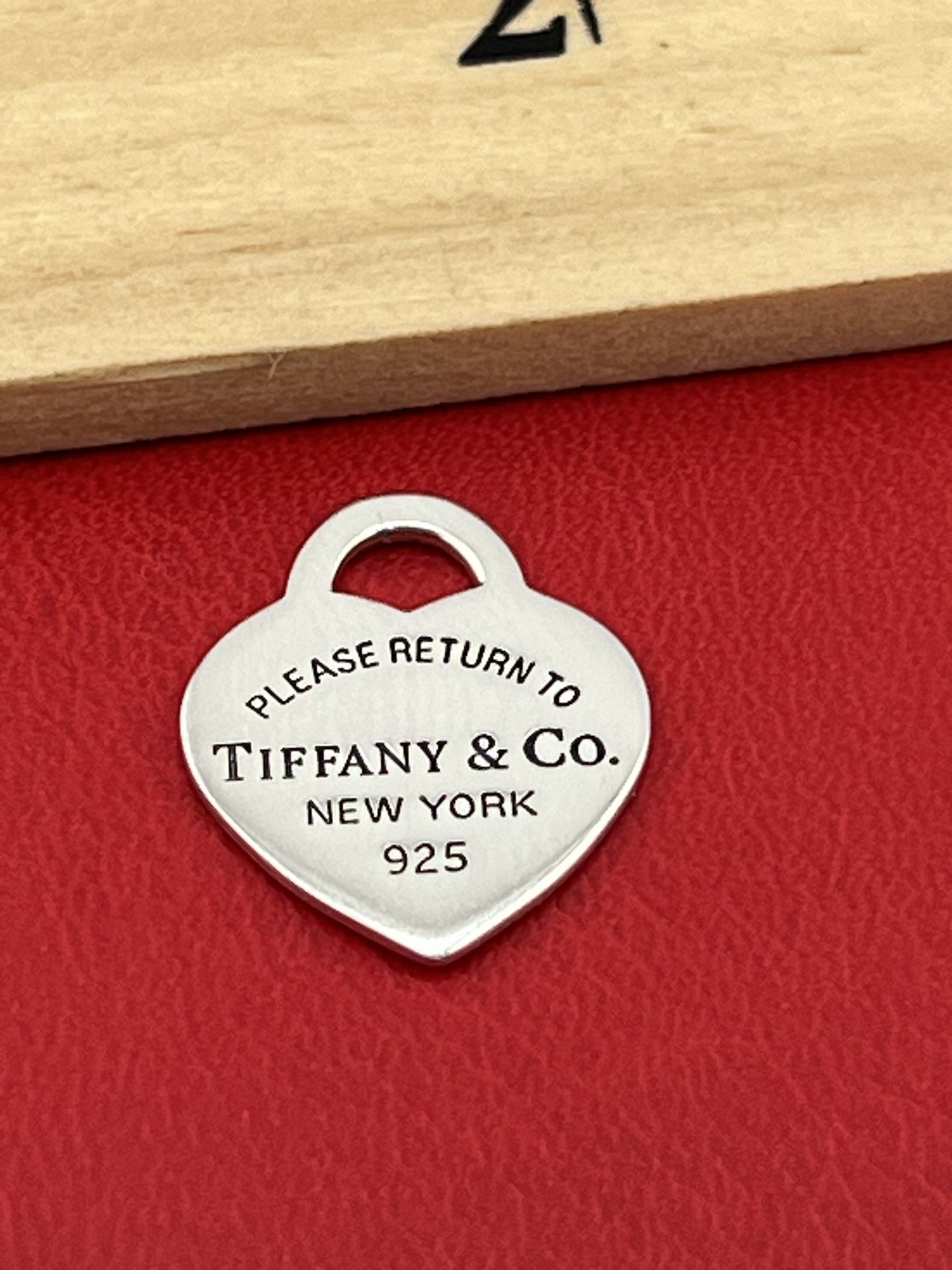 Tiffany & Co. 925 Sterling Silver Heart Pendant