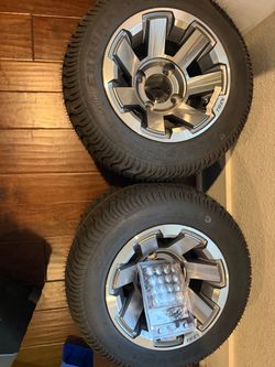 Golf cart rims and tire brand new